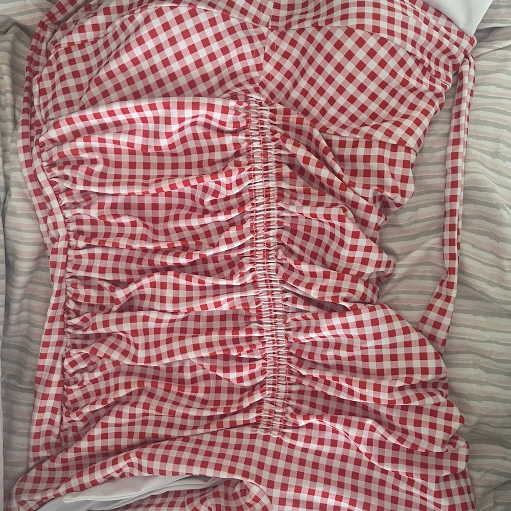 Red Gingham Women's Swimsuit